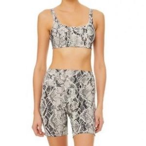 Alo Snakeskin Bike Shorts